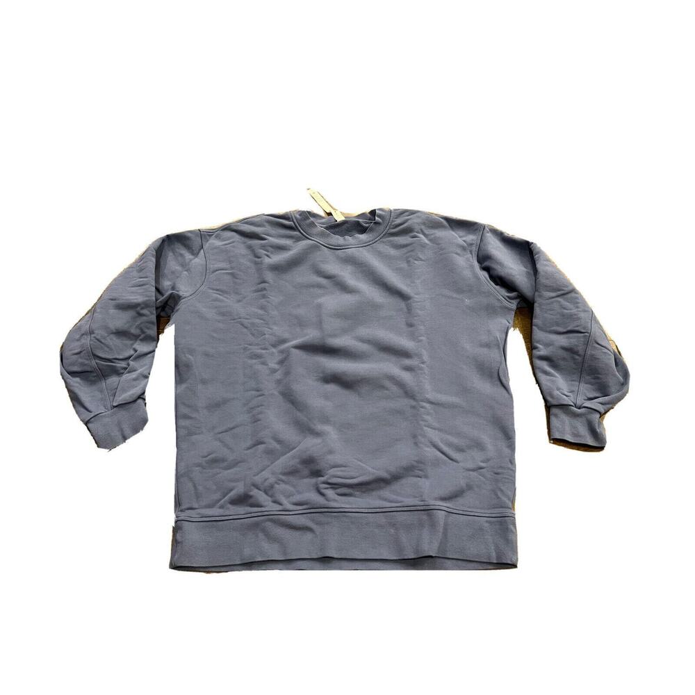 Lululemon Womens Blue Perfectly Oversized Crew Pullover Sweatshirt Size 4